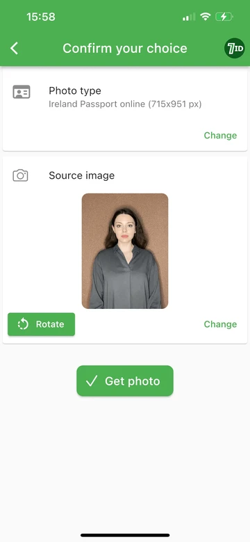 7ID: Ireland Passport Photo Requirements