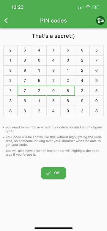 7ID: Пазете сигурно вашите ПИН кодове в едно приложение